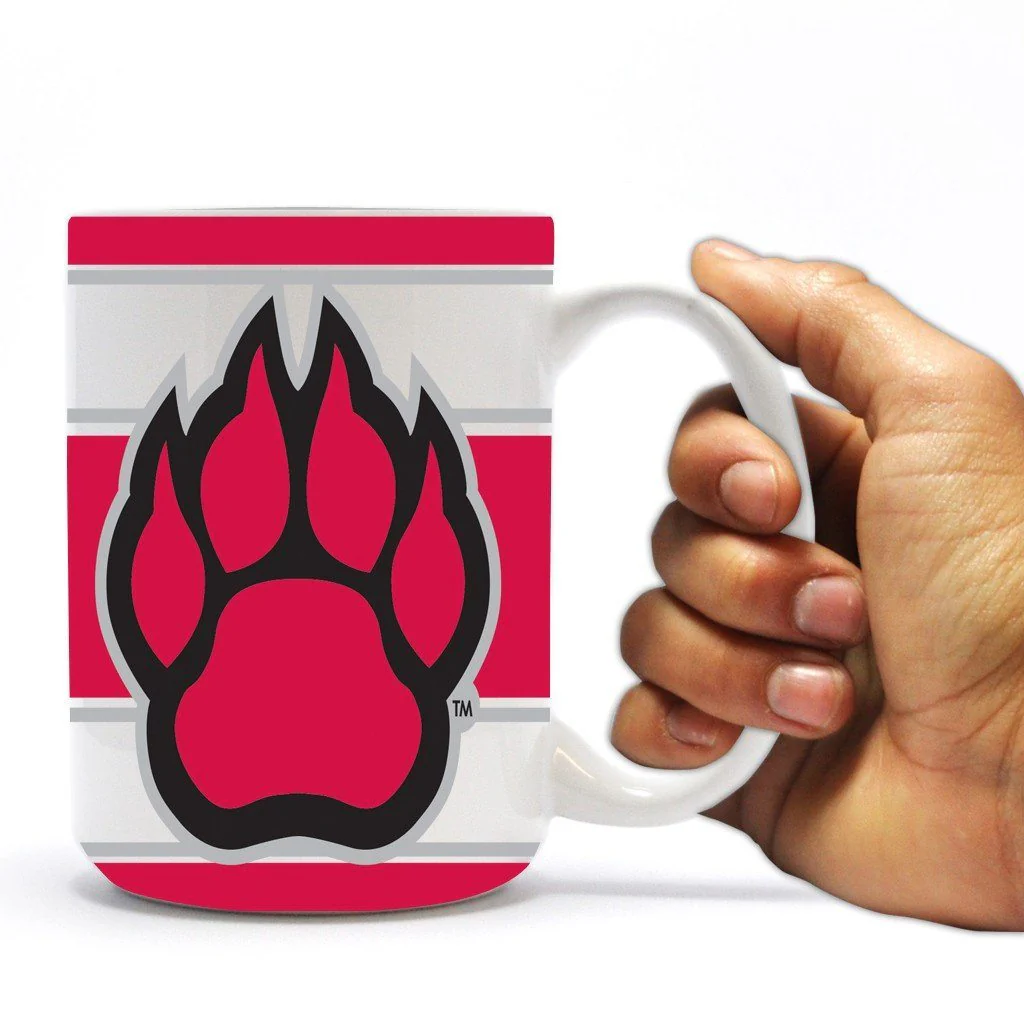 Northern Illinois University 15oz Striped Coffee Mug - Image 2