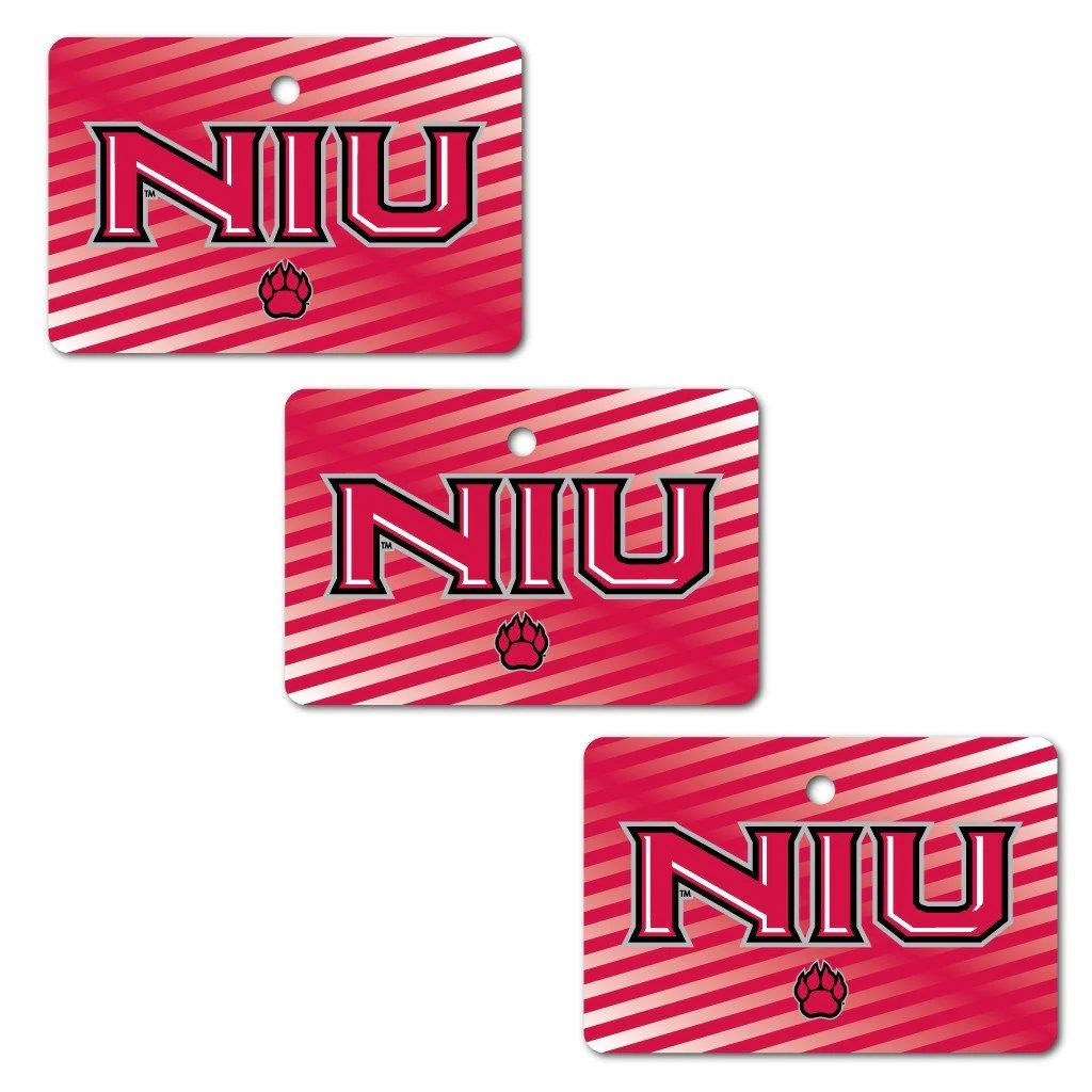 Northern Illinois University Rectangle Ornament Set of 3 - Image 2
