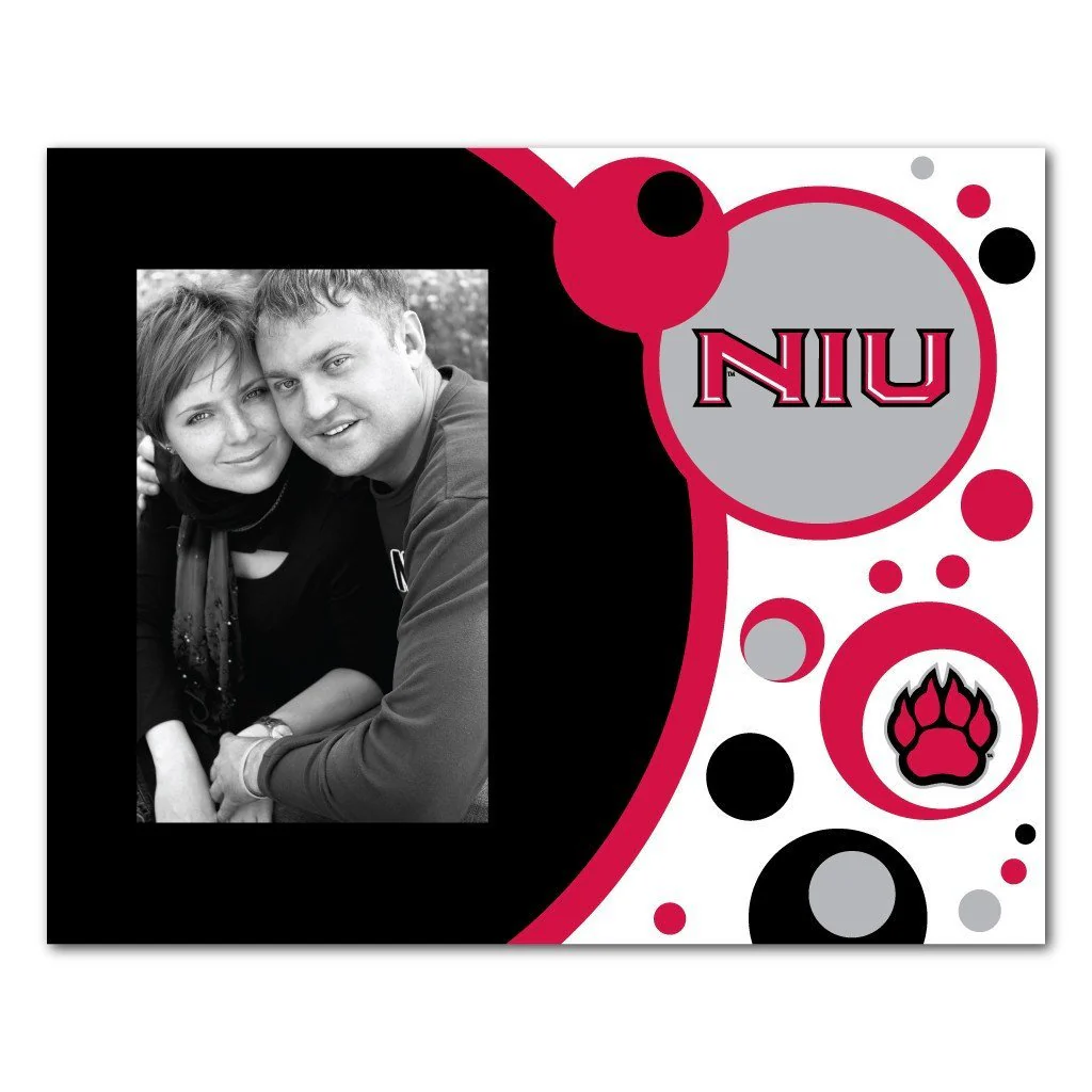 Northern Illinois University Circles Design Picture Frame