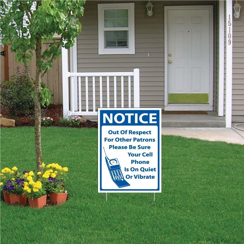Cell Phone on Quiet or Vibrate Signage | Notice - Image 3