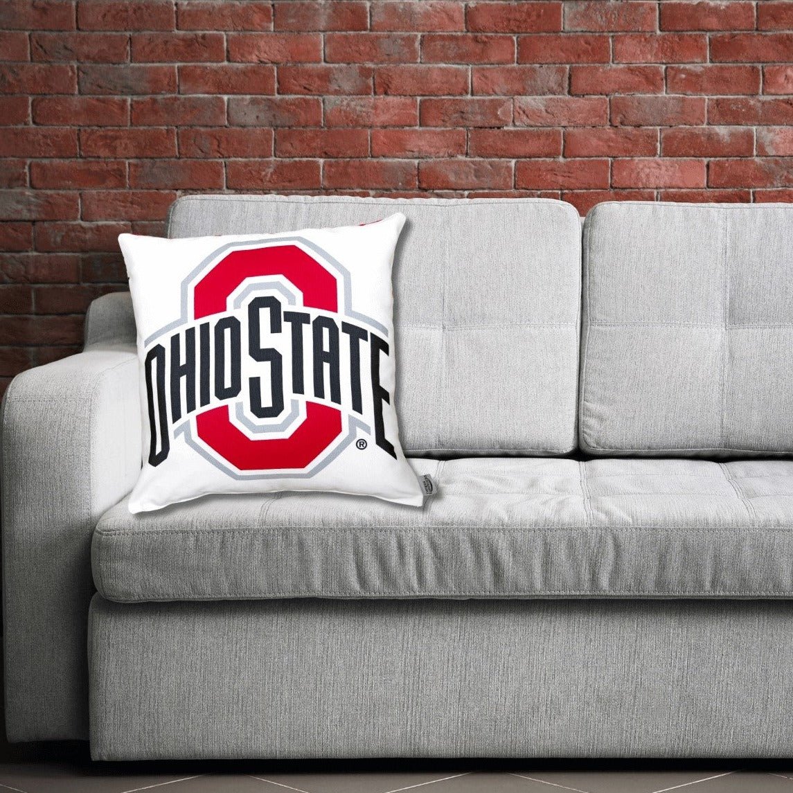 Ohio State Buckeyes Logo Pillow Cover - Image 2