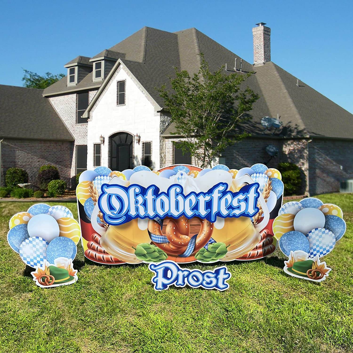 Oktoberfest Oversized EZ Yard Card 6 piece set