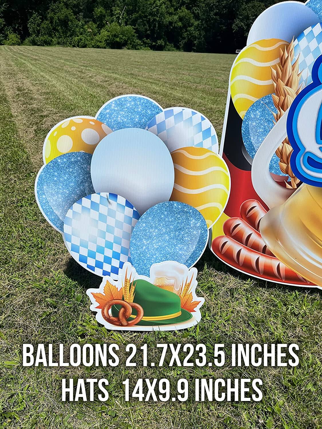 Oktoberfest Oversized EZ Yard Card 6 piece set - Image 3
