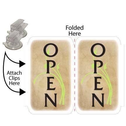 Open 3D Window Sign - Image 2