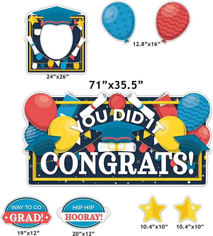 Oversized Graduation Yard Card | Congrats You Did It! - Image 2
