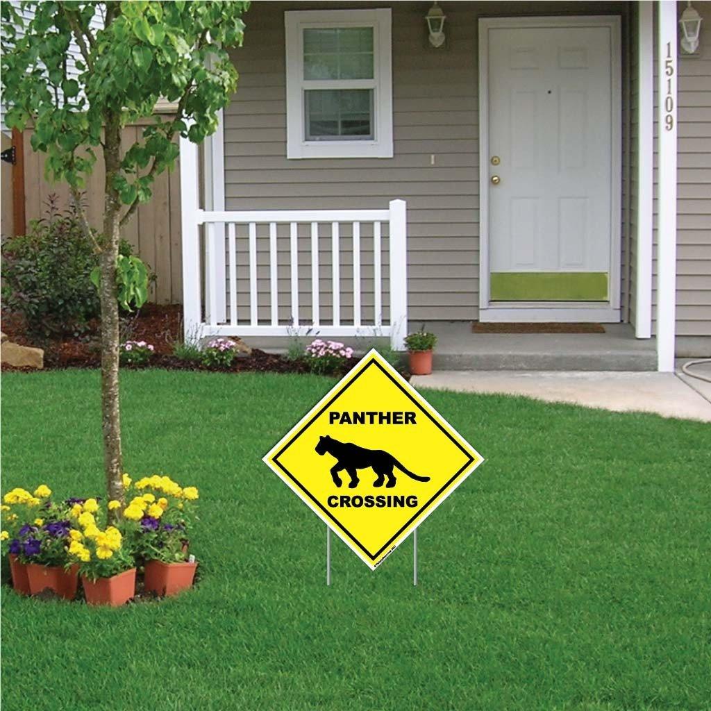 Panther Crossing Sign or Sticker