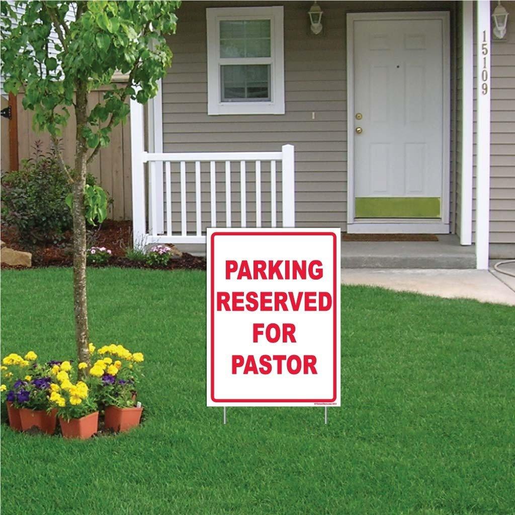 Parking Reserved for Pastor Sign or Sticker - Image 3