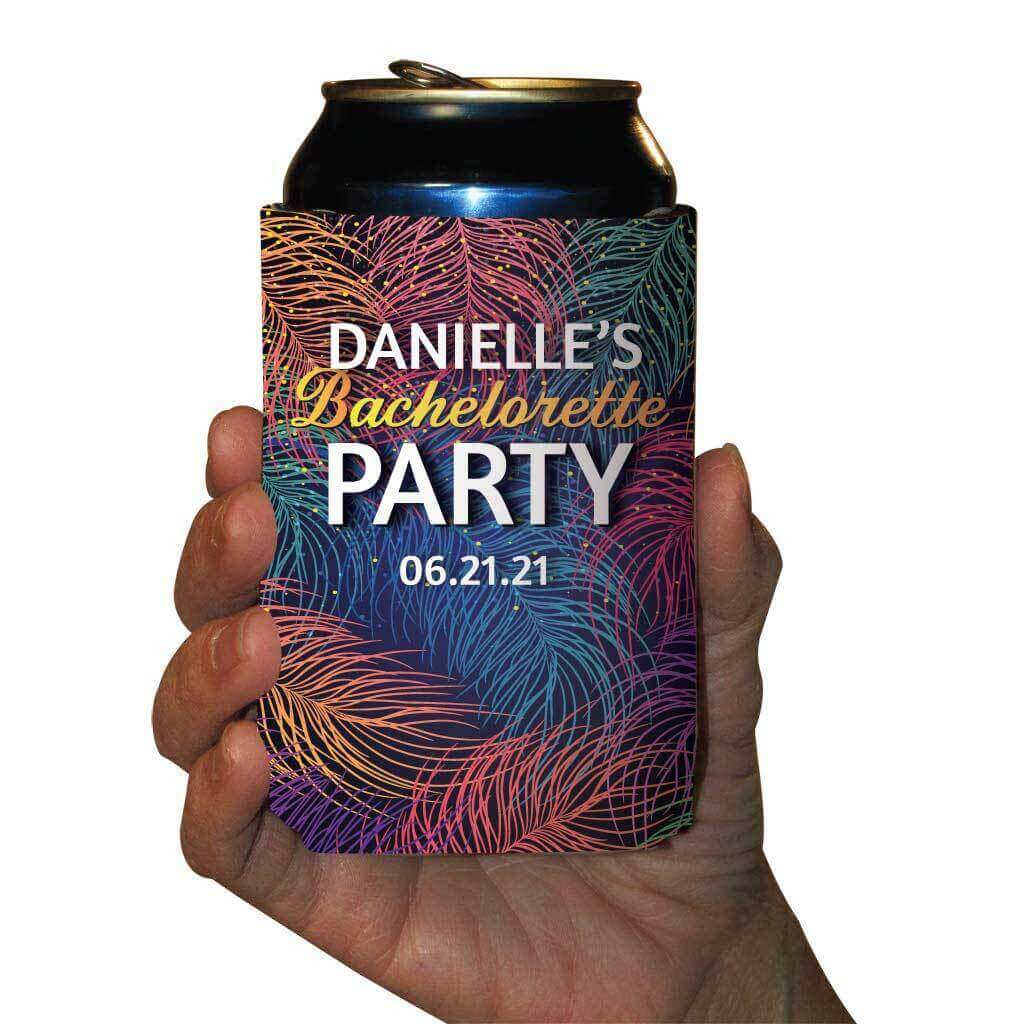 Party It Up New Orleans Bachelorette Party Custom Can Coolers Pack - Image 3