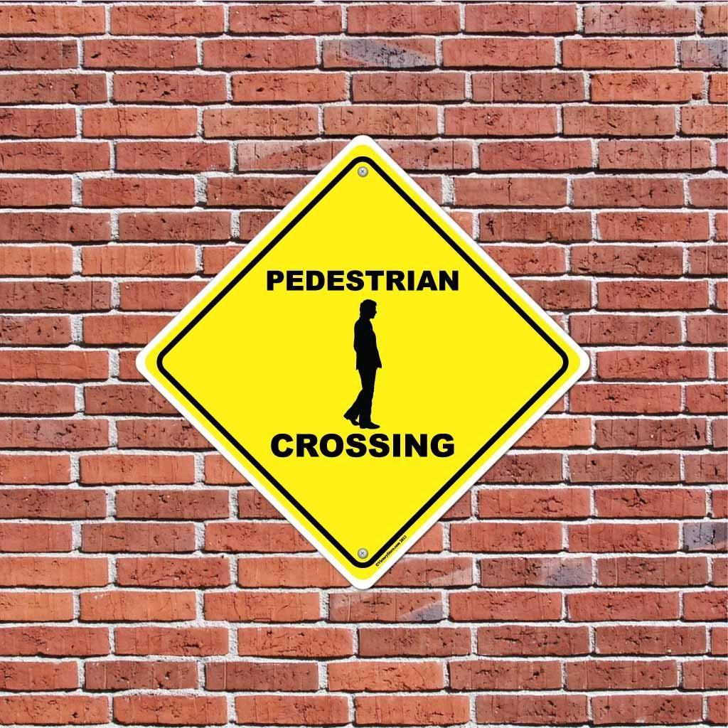 Pedestrian Crossing Sign or Sticker - Image 3