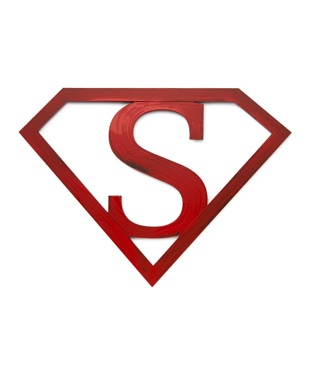 Custom Initial Superman Inspired Wall Decor - Image 2