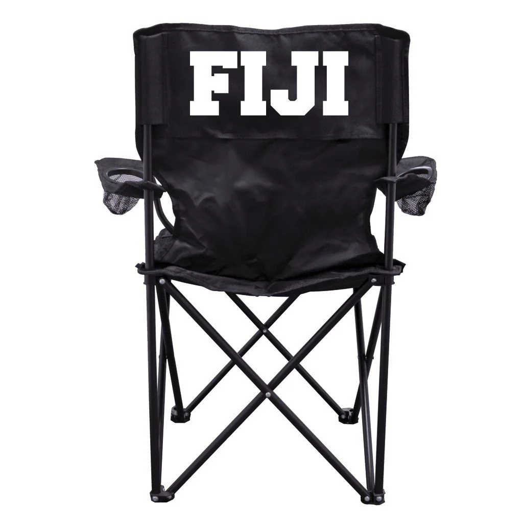 Phi Gamma Delta Black Folding Camping Chair