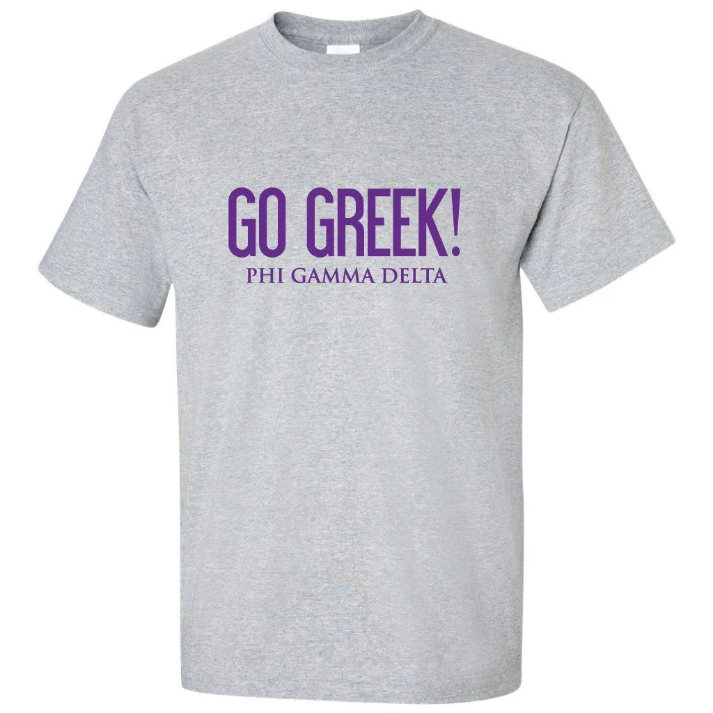 Phi Gamma Delta Go Greek T-shirt - Image 2