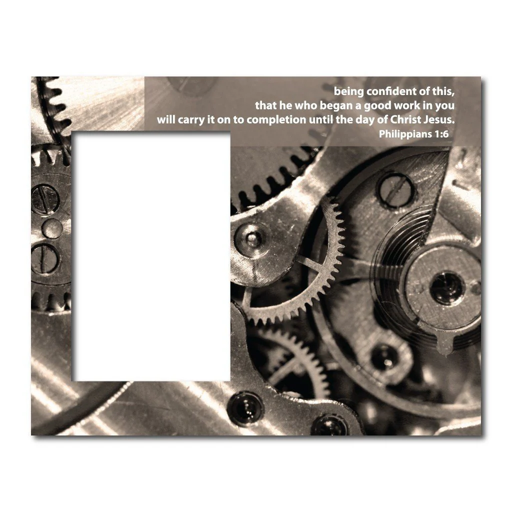 Philippians 1:6 Decorative Picture Frame - Image 2