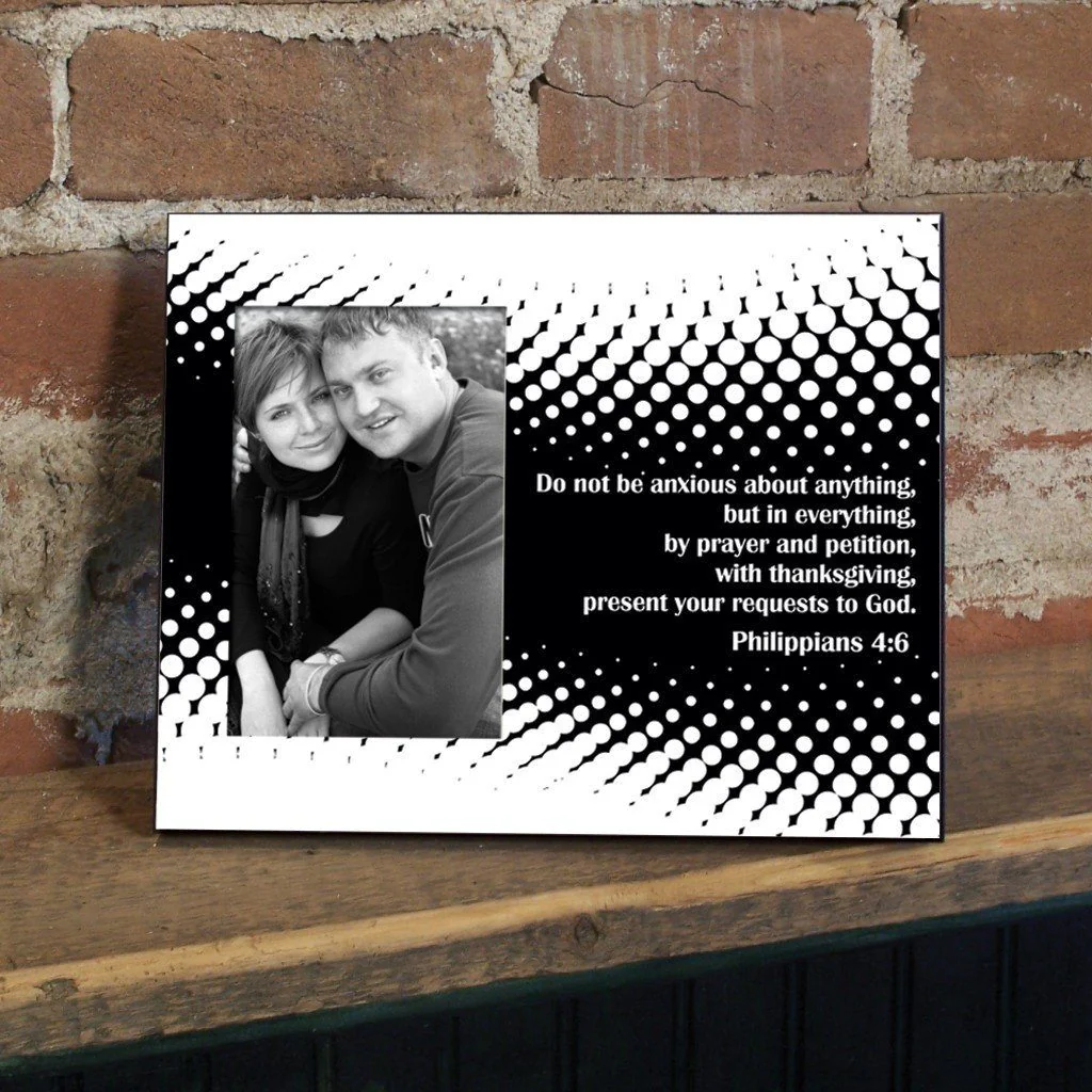 Philippians 4:6 Decorative Picture Frame