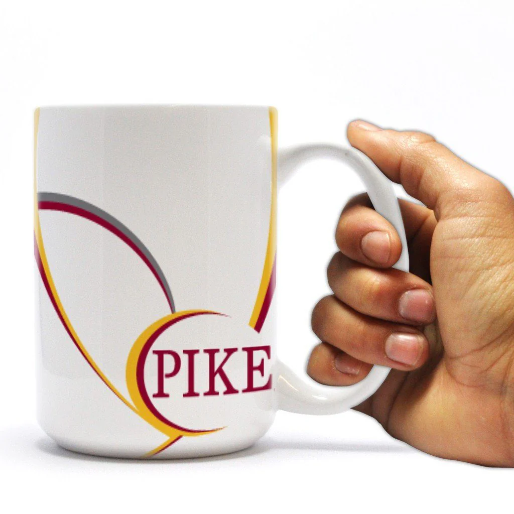 Pi Kappa Alpha 15oz Pike Swoop Coffee Mug - Image 2