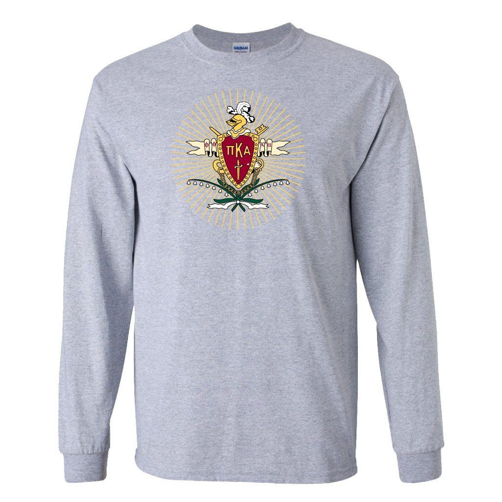 Pi Kappa Alpha Coat of Arms Long Sleeve T-shirt - Image 2