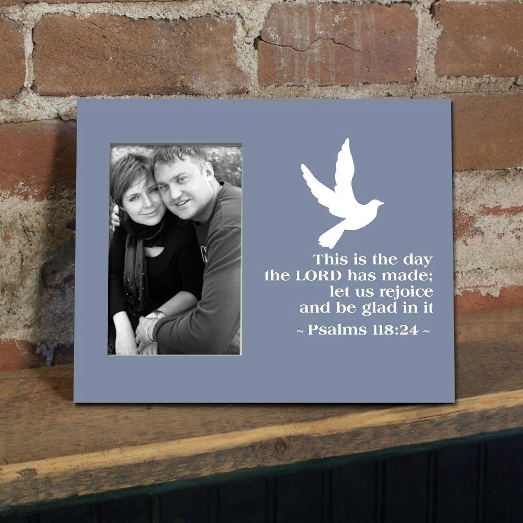 Psalm 118:24 Decorative Picture Frame