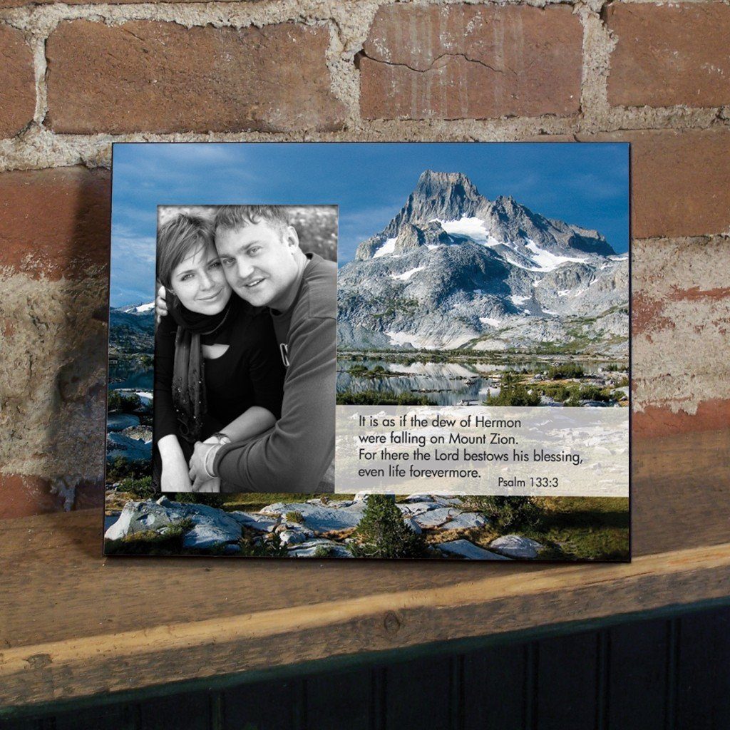 Psalm 133:3 Decorative Picture Frame