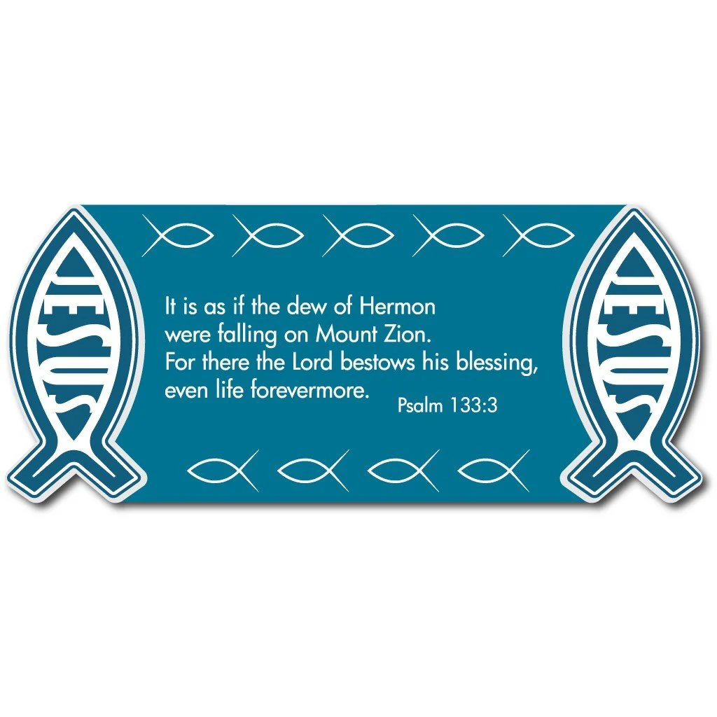 Psalm 133:3 Religious 15oz Coffee Mug - Image 2