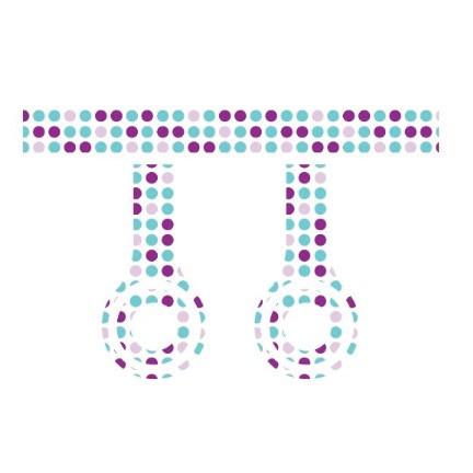 Purple & Teal Skins for Beats Solo HD Headphones Set of 3 Patterns - Image 4
