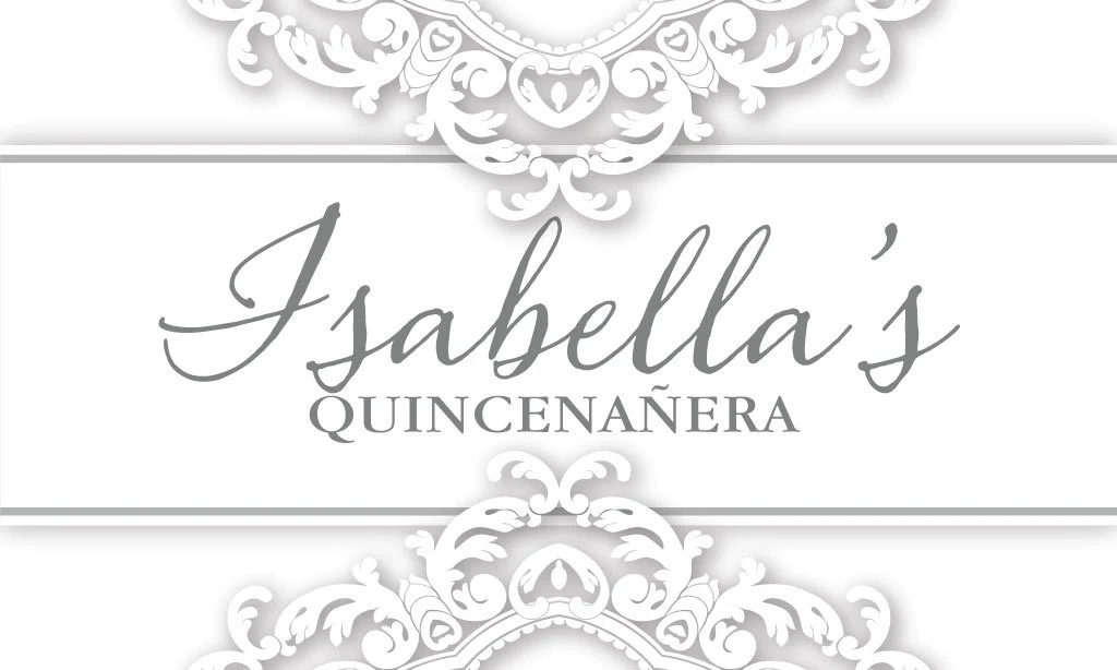 Quinceañera Banner - Lace Design - Image 4