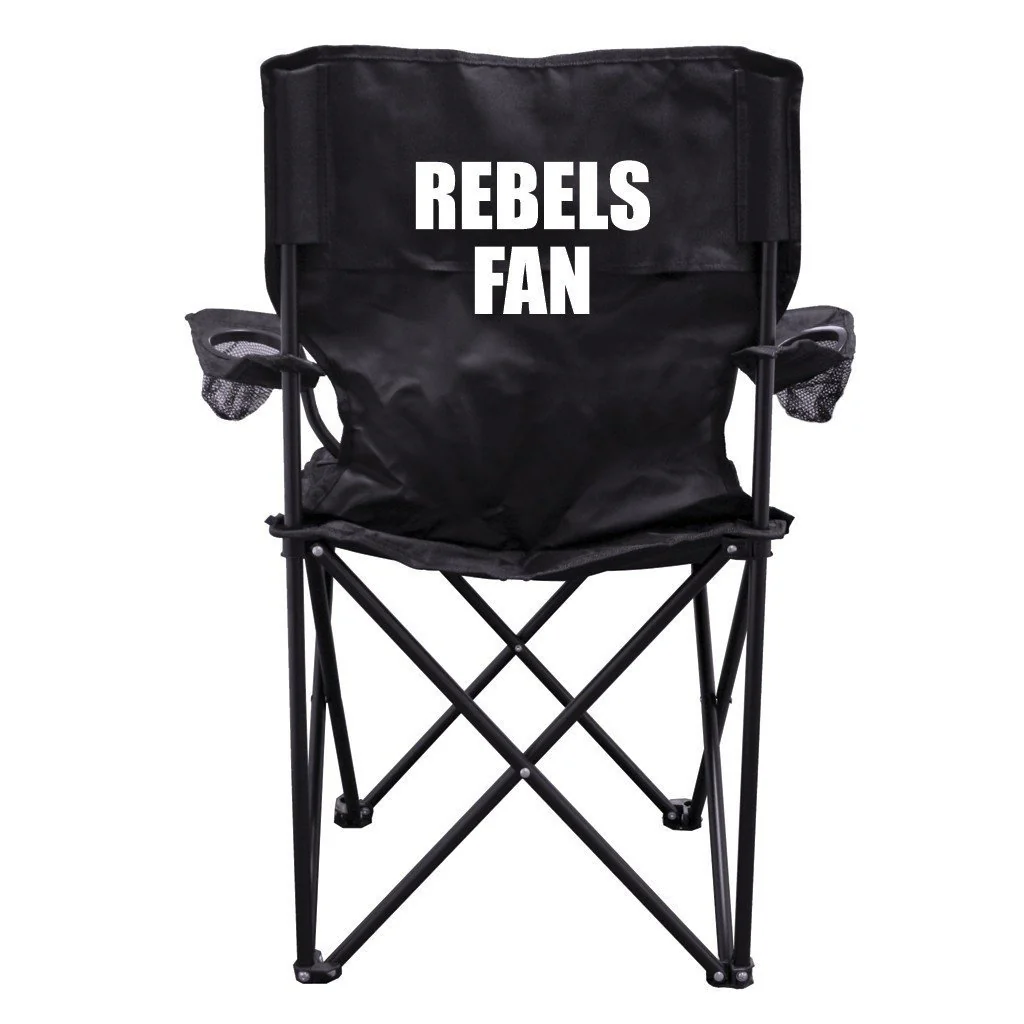 Rebels Fan Black Folding Camping Chair