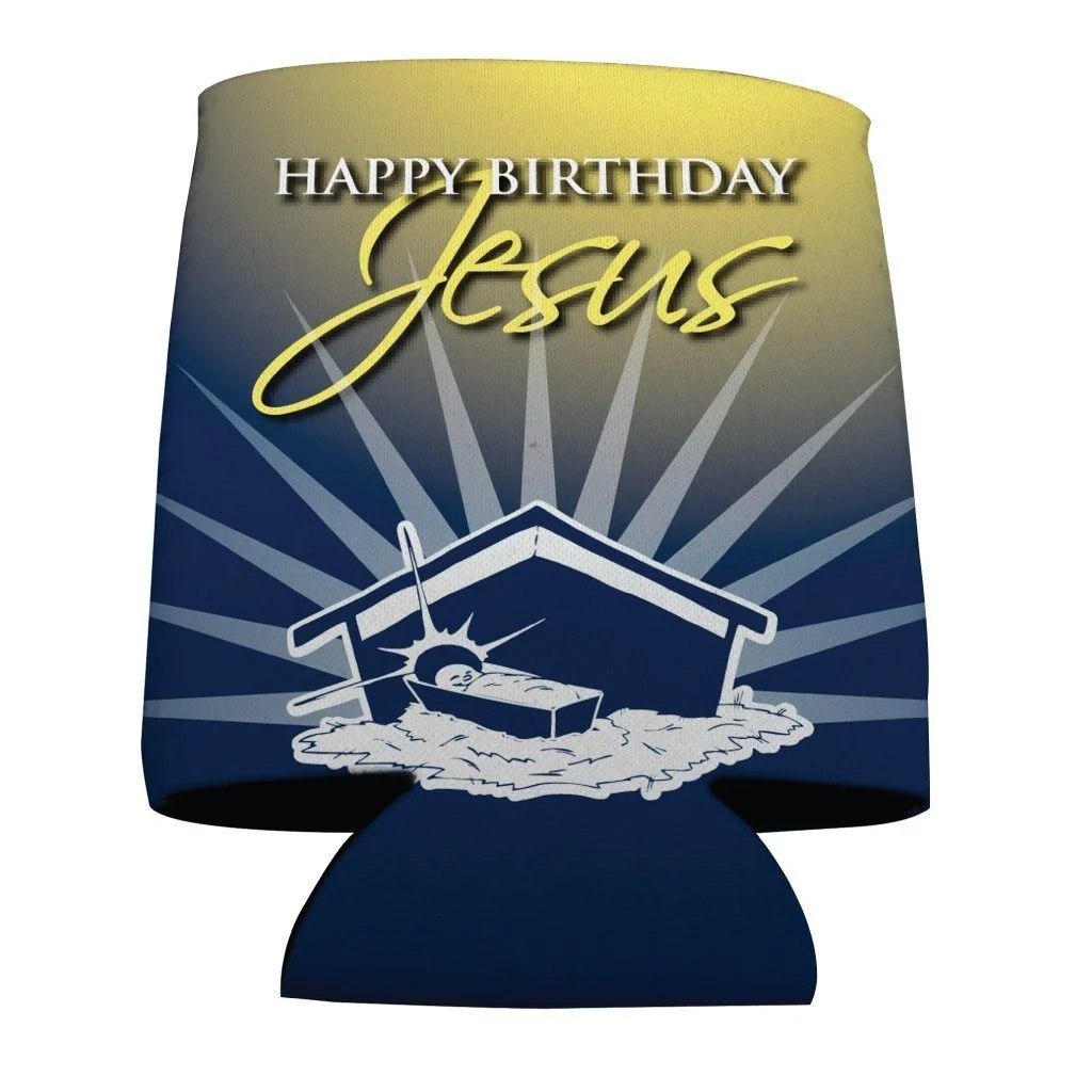 Religious Christmas Can Cooler Set - Image 4