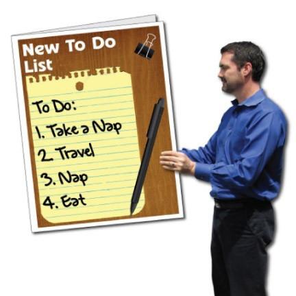 Giant Retirement To Do List Card