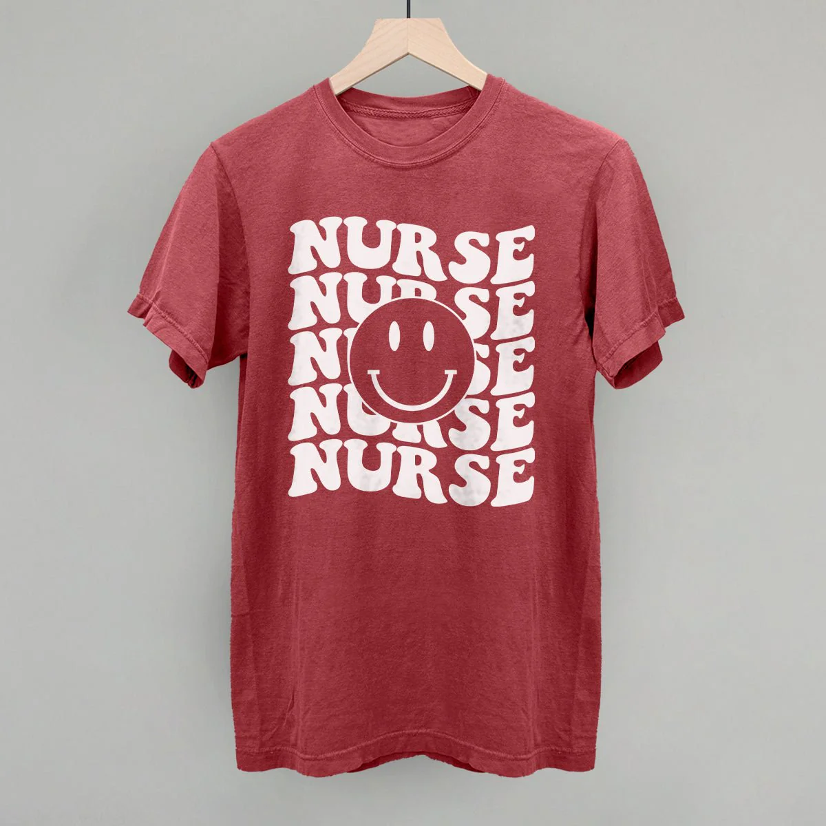 Retro Nurse Smiley (Repeated) - Image 6