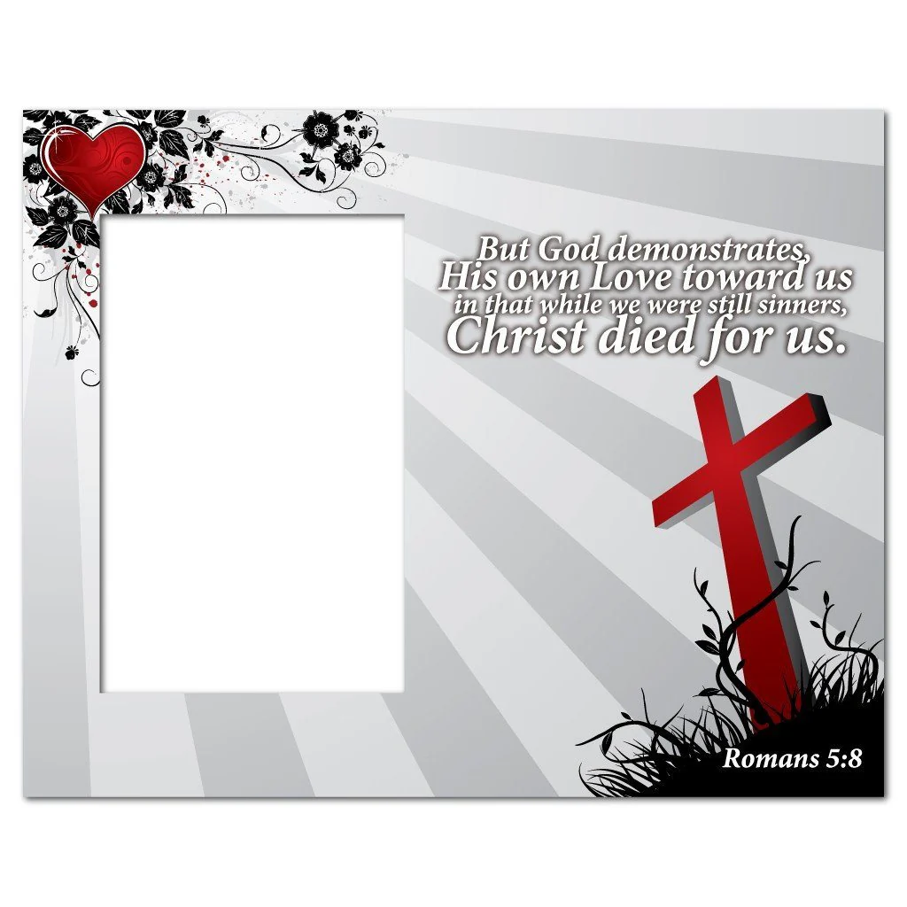 Romans 5:8 Decorative Picture Frame - Image 2