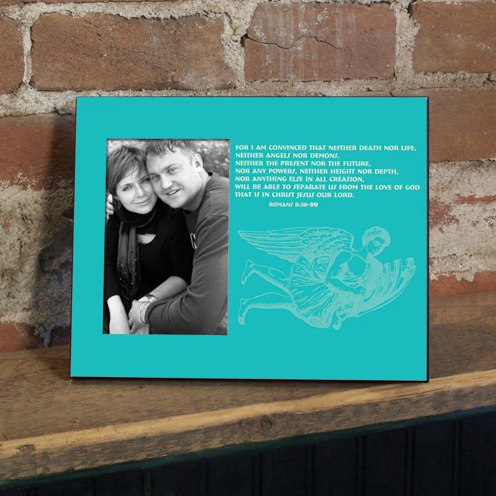 Romans 8:38-39 Decorative Picture Frame