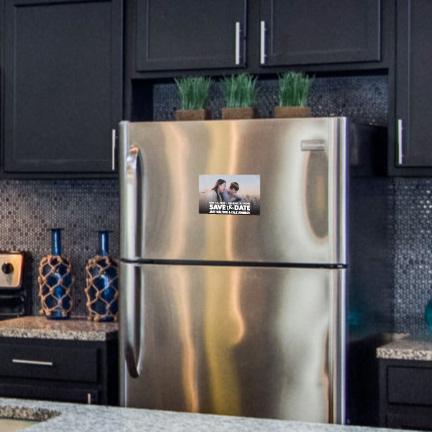 Save the Date Custom Refrigerator Magnet - Image 3