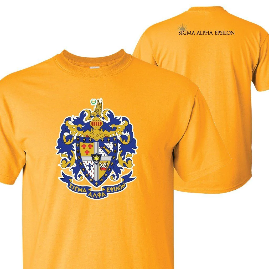 Sigma Alpha Epsilon - Coat of Arms Design - T-Shirt - Image 2