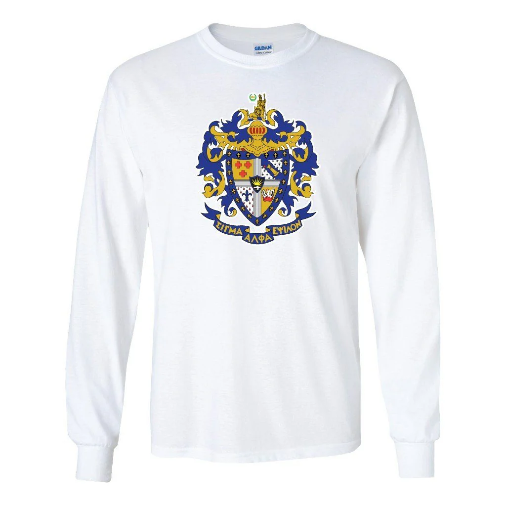Sigma Alpha Epsilon Coat of Arms Long Sleeve T-Shirt