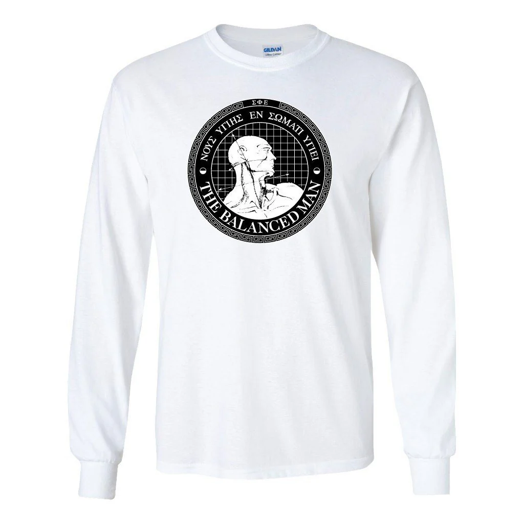 Sigma Phi Epsilon Long Sleeve T-shirt "The Balanced Man"