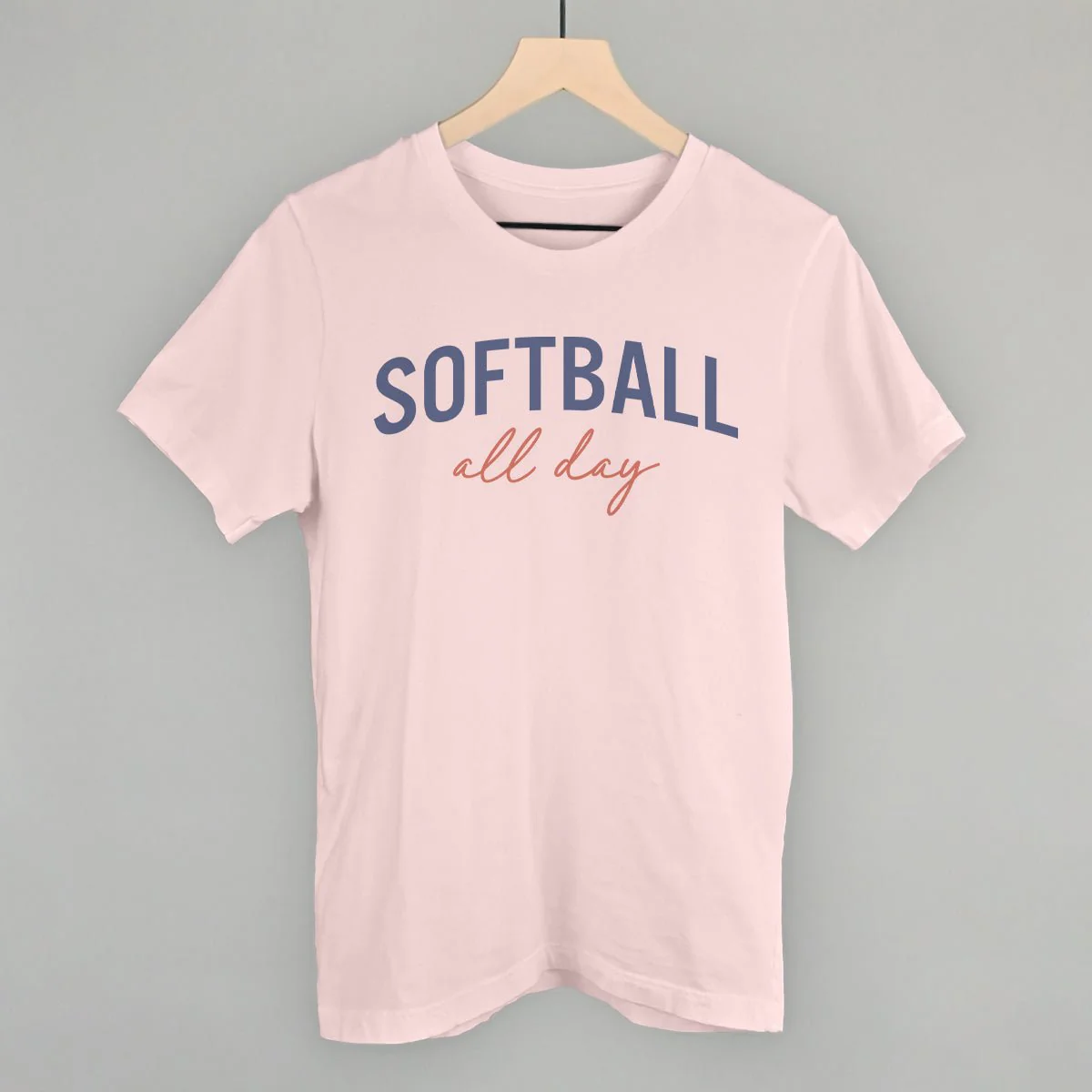 Softball All Day (Script) T-Shirt - Image 4