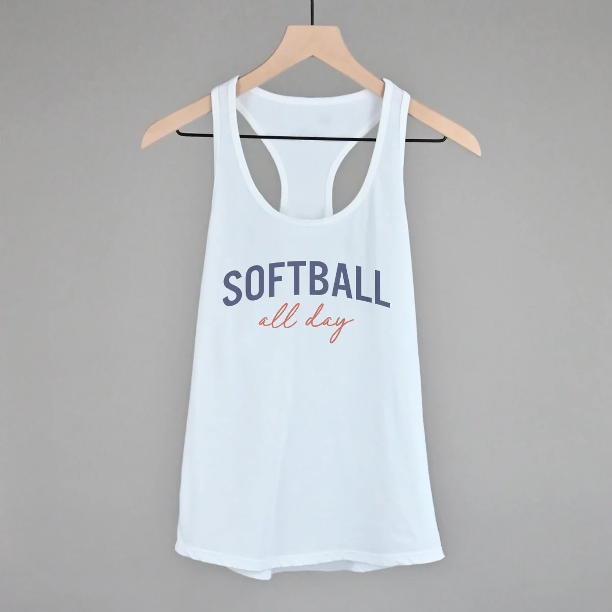 Softball All Day (Script) T-Shirt - Image 6