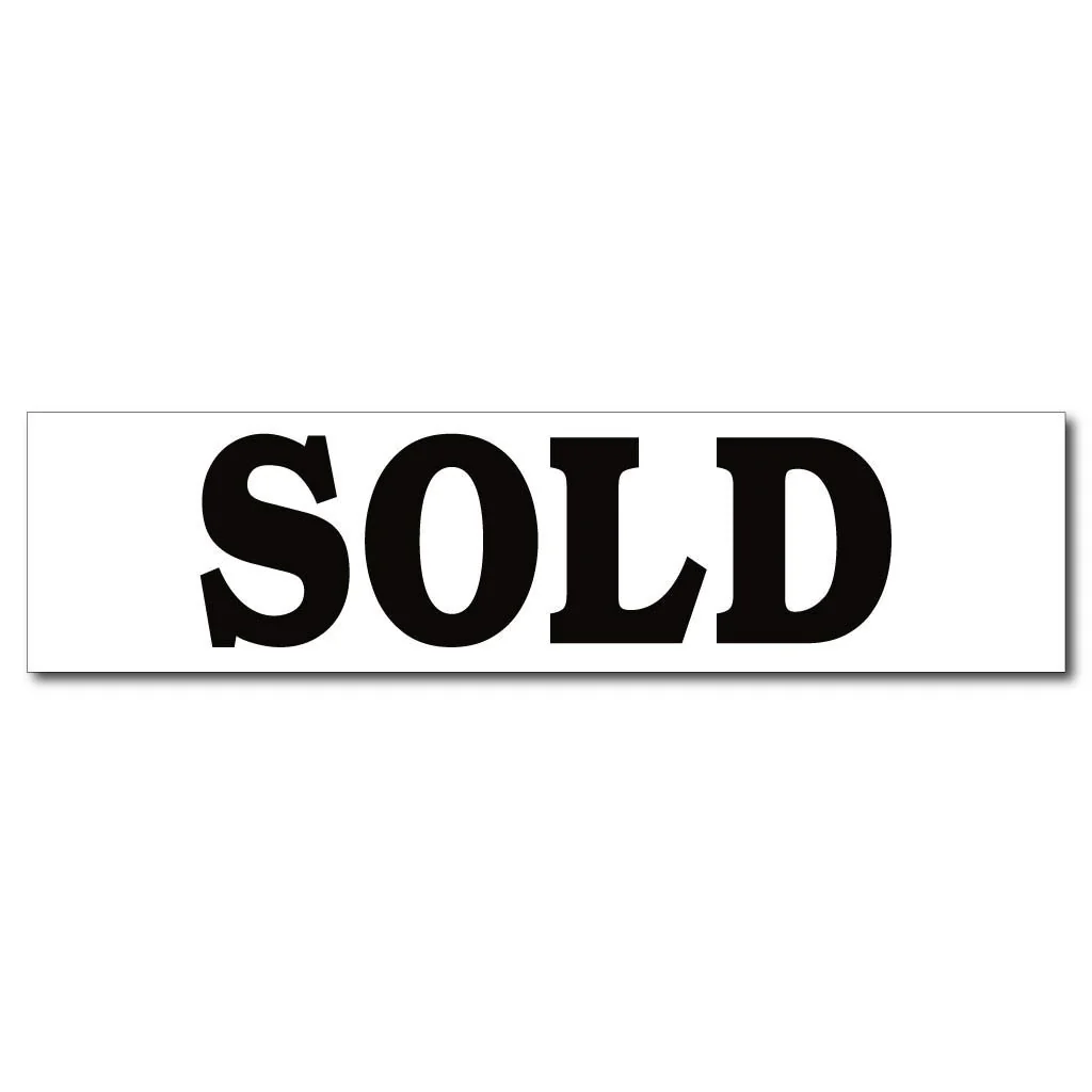Sold Real Estate Yard Sign Rider Set - Image 2