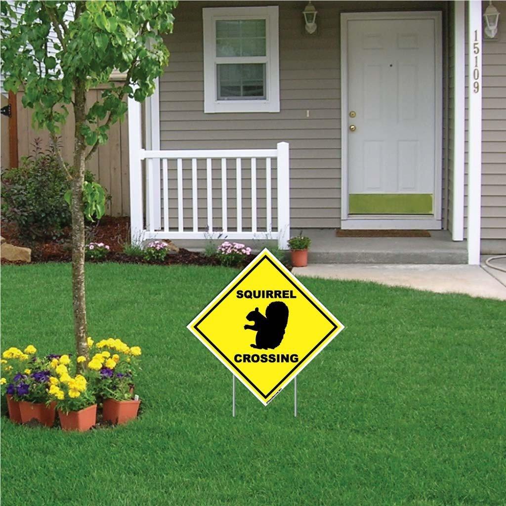 Squirrel Crossing Sign or Sticker - Image 3