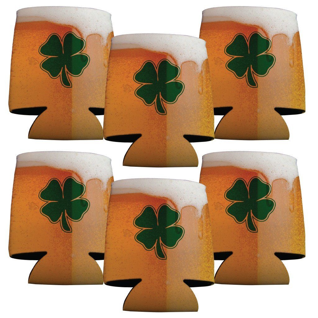 St. Patrick's Day Mug of Beer & Clover Can Coolers Pack - Image 4