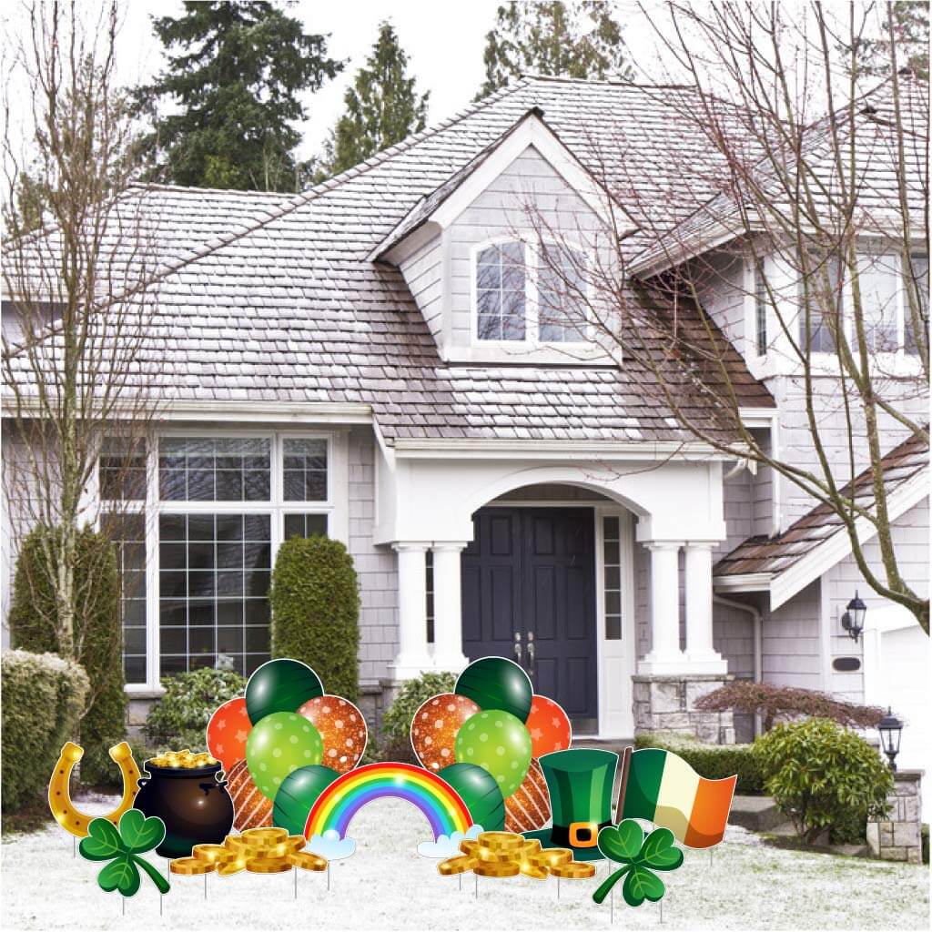 St. Patrick's Day Yard Card Flair |11 pc Set - Image 2