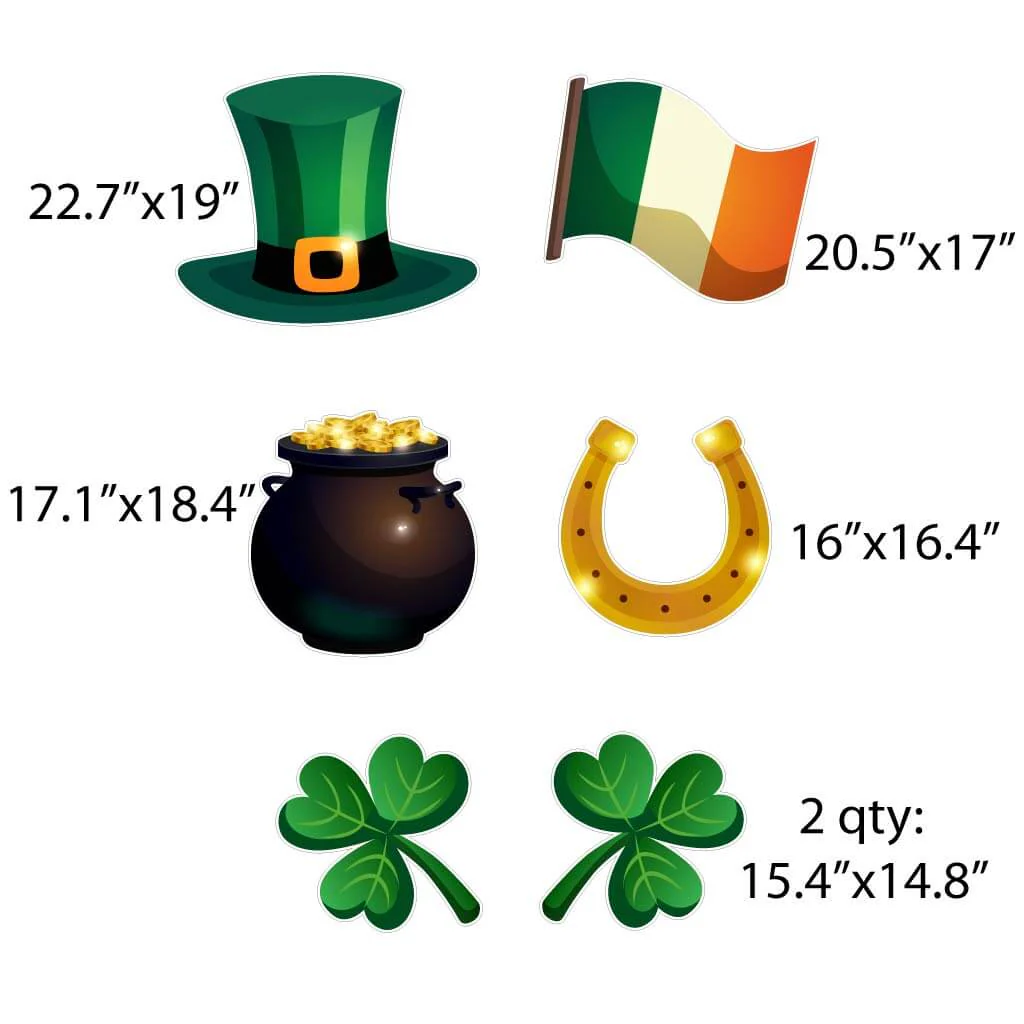 St. Patrick's Day Yard Card Flair |11 pc Set - Image 5