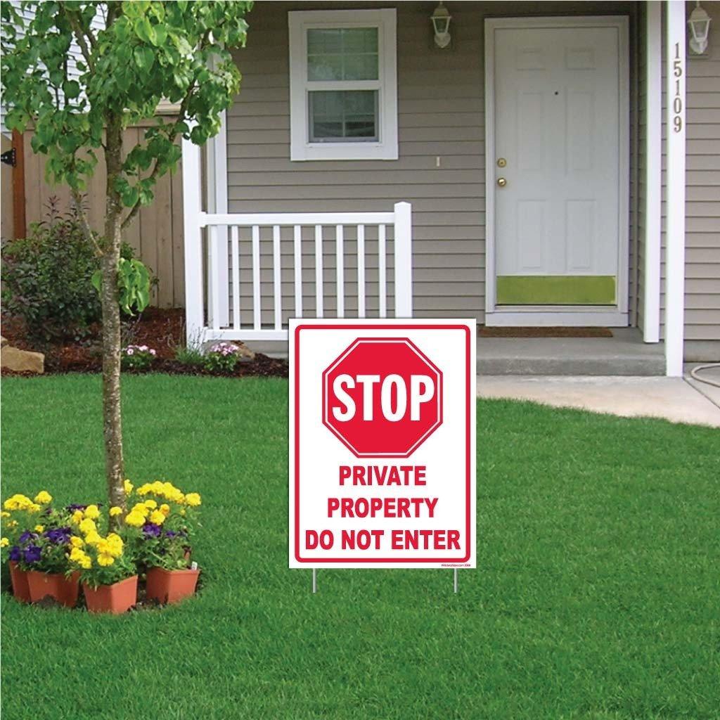 Stop: Private Property Sign or Sticker - #1 - Image 3