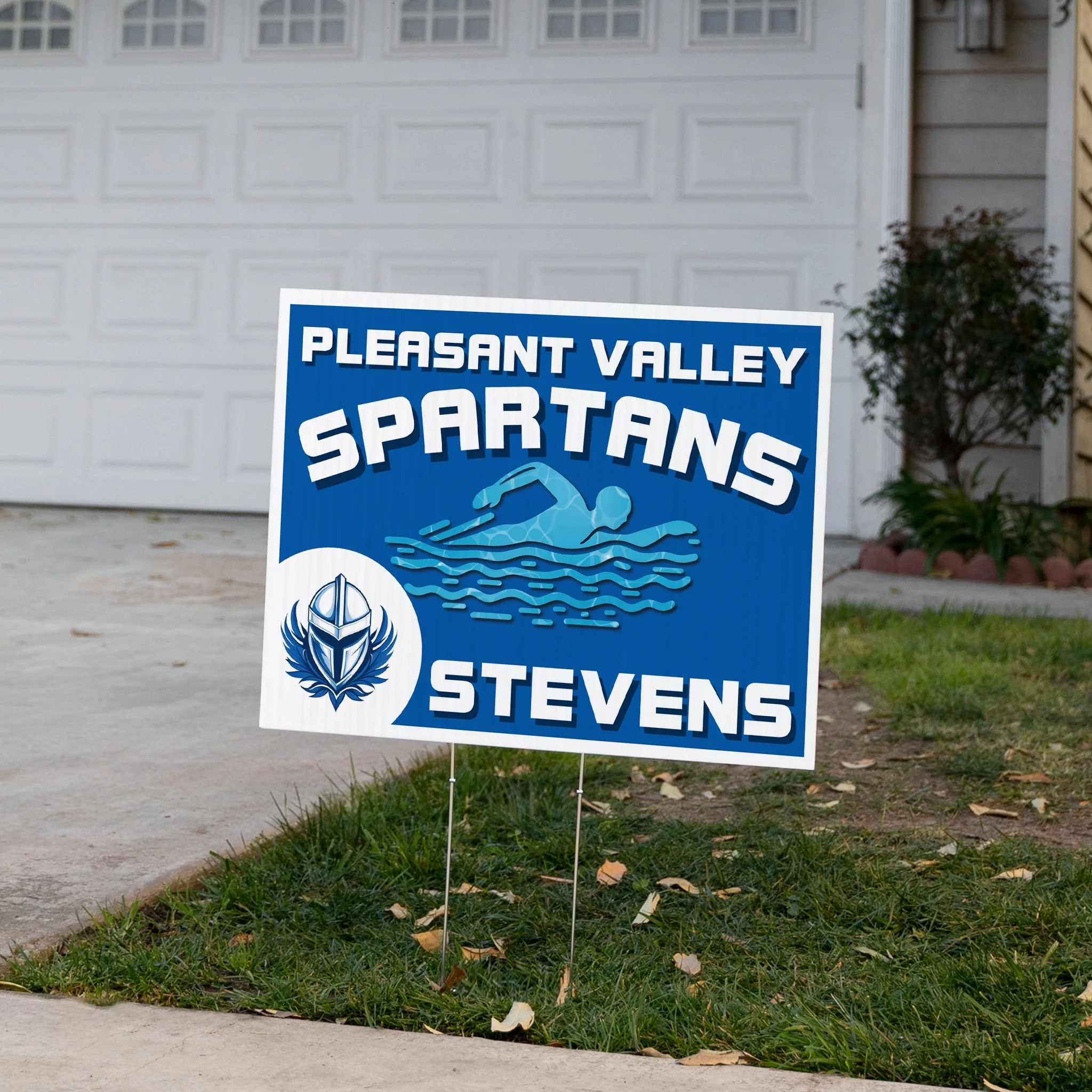 Swim Team 18"x24" Custom Yard Signs - Image 2