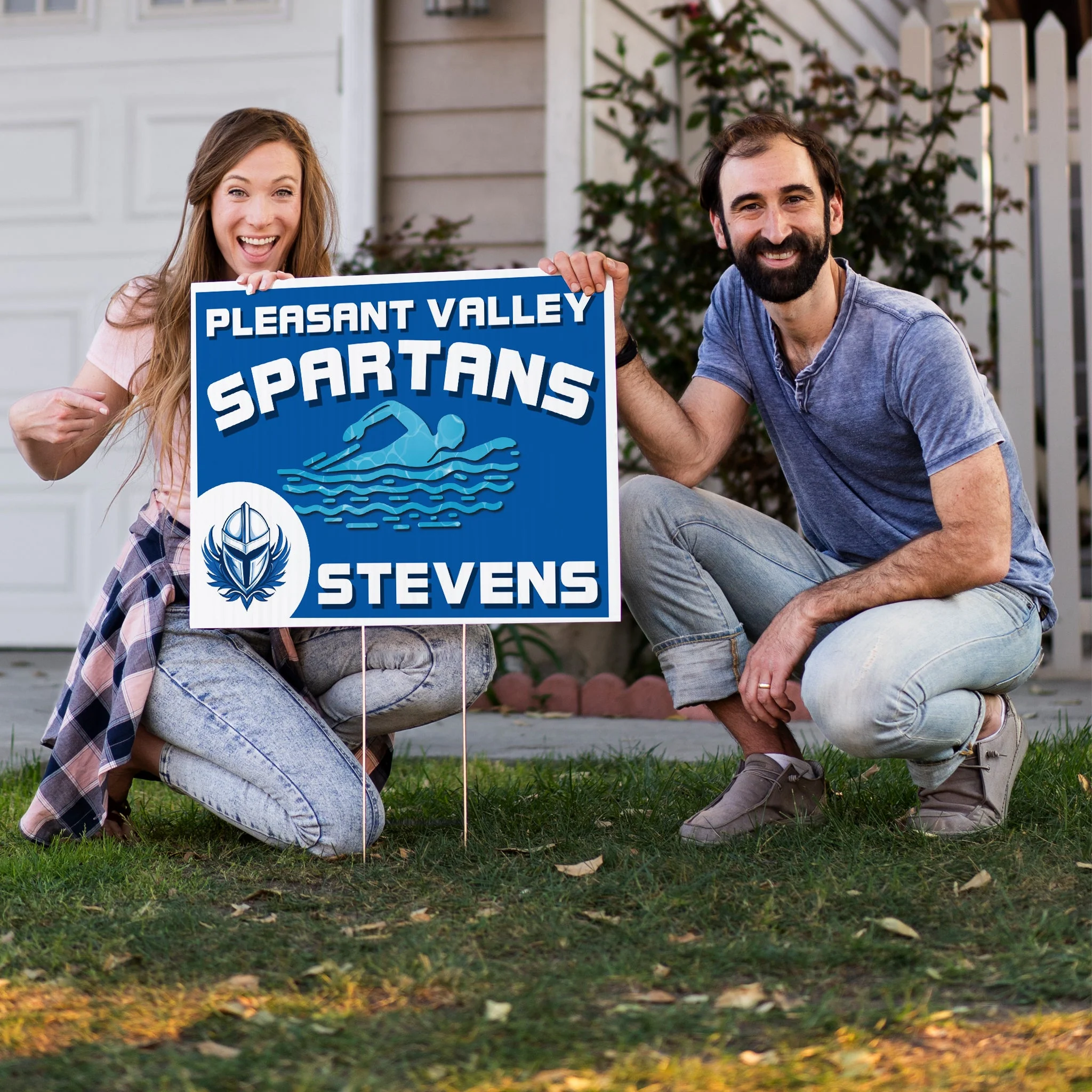 Swim Team 18"x24" Custom Yard Signs - Image 3