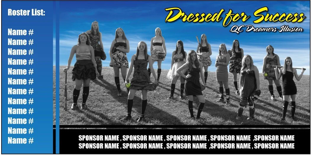 Custom Team Photo and Sponsor Banner - Image 6