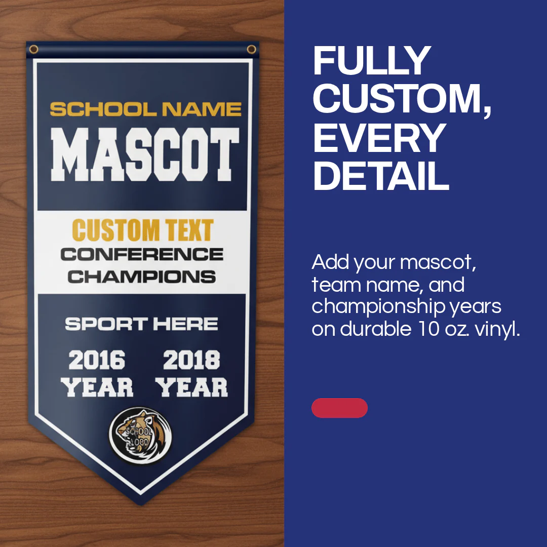 Custom Vertical Championship Team Banners - Image 3