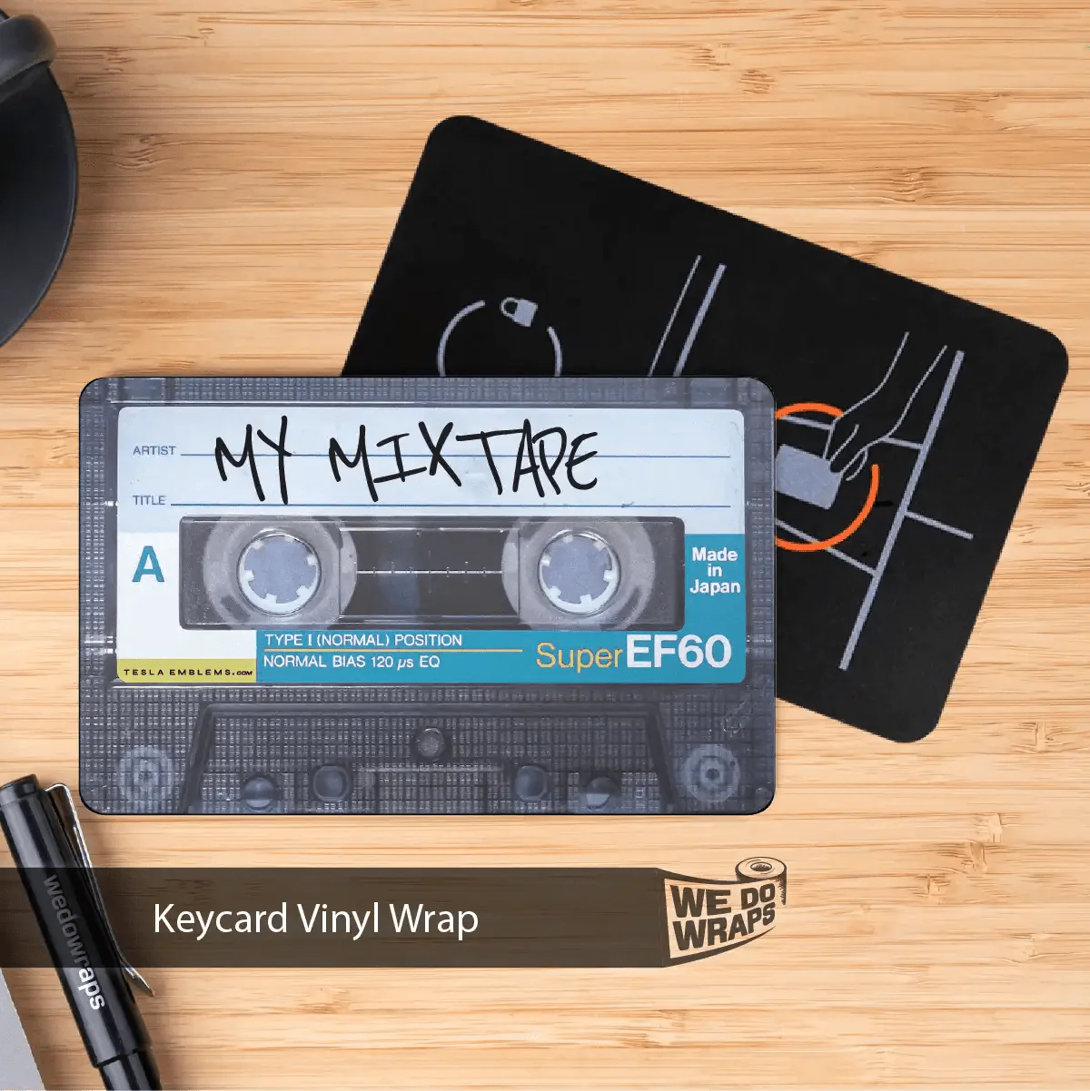 Tesla Mixtape Keycard Decal - Image 5