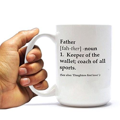 The Definition of a Father 15 Oz. Coffee Mug