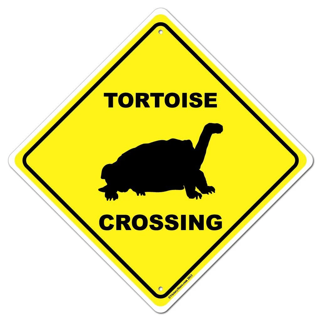 Tortoise Crossing Sign or Sticker - Image 3